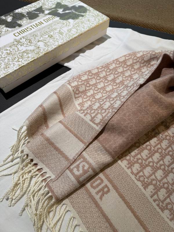 Dior Scarf 100%山羊绒 E30 (2)