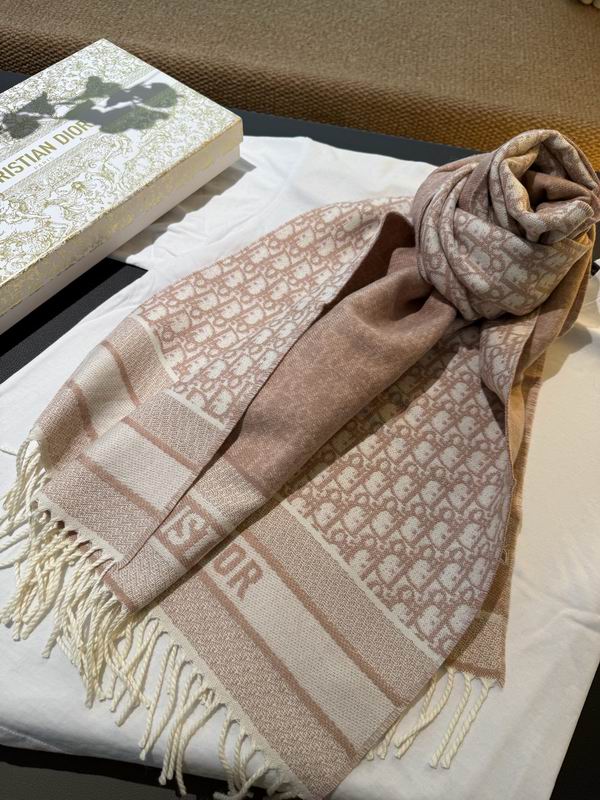 Dior Scarf 100%山羊绒 E30 (3)