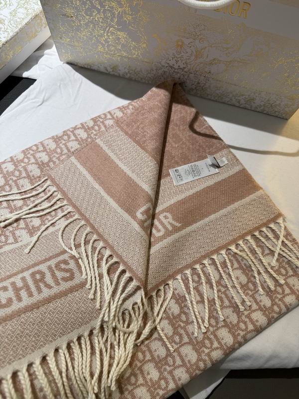 Dior Scarf 100%山羊绒 E30 (5)