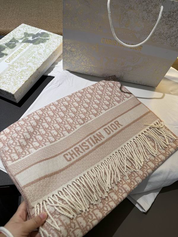 Dior Scarf 100%山羊绒 E30 (6)
