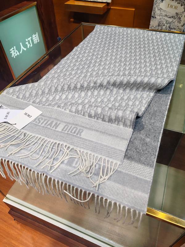 Dior Scarf 45X200cm 100%羊绒 E94 (11)