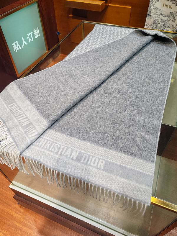 Dior Scarf 45X200cm 100%羊绒 E94 (12)