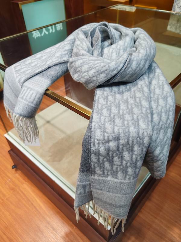 Dior Scarf 45X200cm 100%羊绒 E94 (14)
