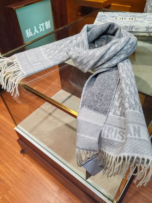 Dior Scarf 45X200cm 100%羊绒 E94 (15)