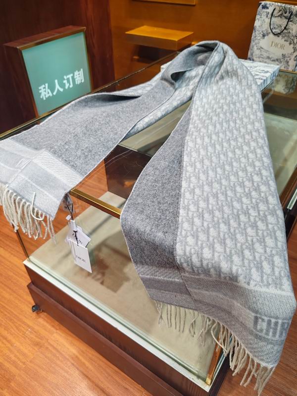 Dior Scarf 45X200cm 100%羊绒 E94 (16)