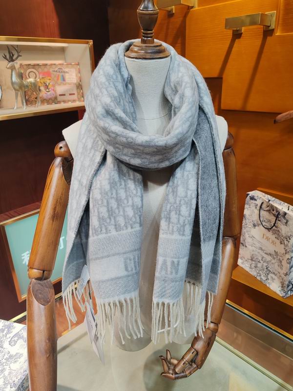 Dior Scarf 45X200cm 100%羊绒 E94 (17)