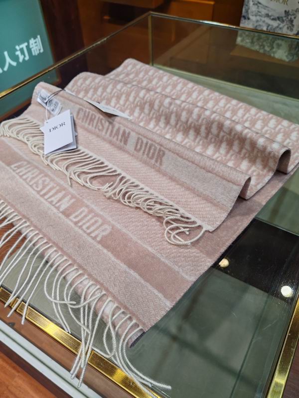 Dior Scarf 45X200cm 100%羊绒 E94 (3)