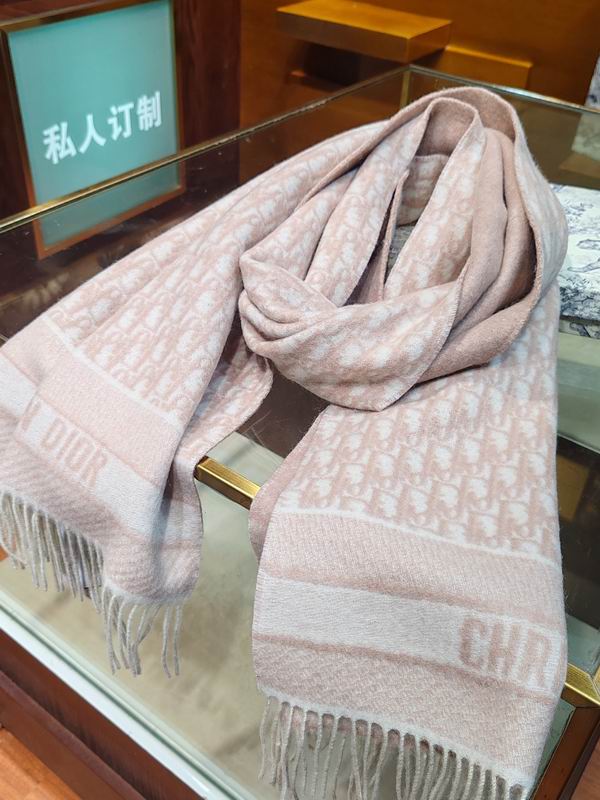 Dior Scarf 45X200cm 100%羊绒 E94 (5)