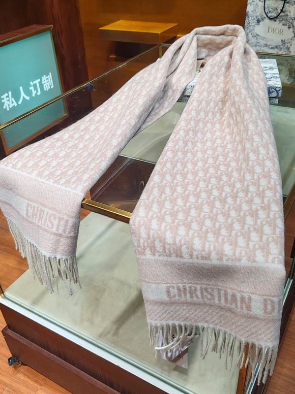 Dior Scarf 45X200cm 100%羊绒 E94 (6)