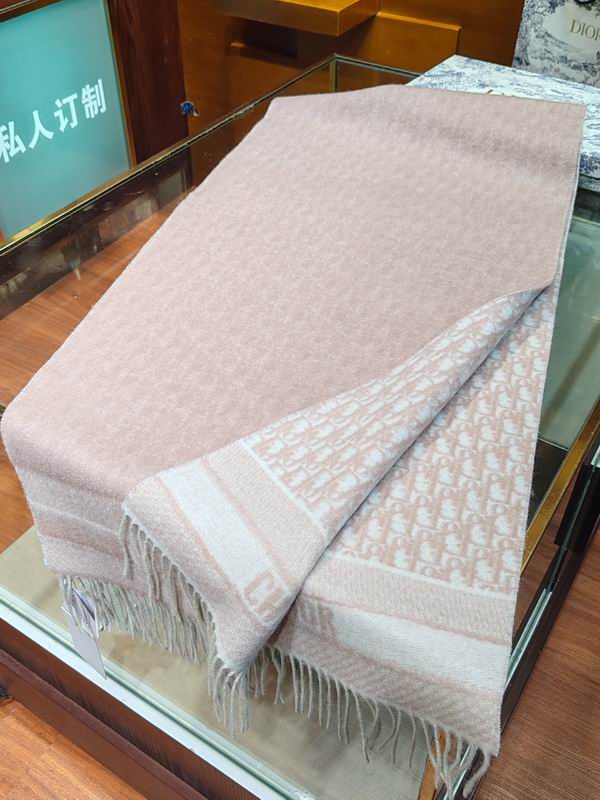 Dior Scarf 45X200cm 100%羊绒 E94 (7)