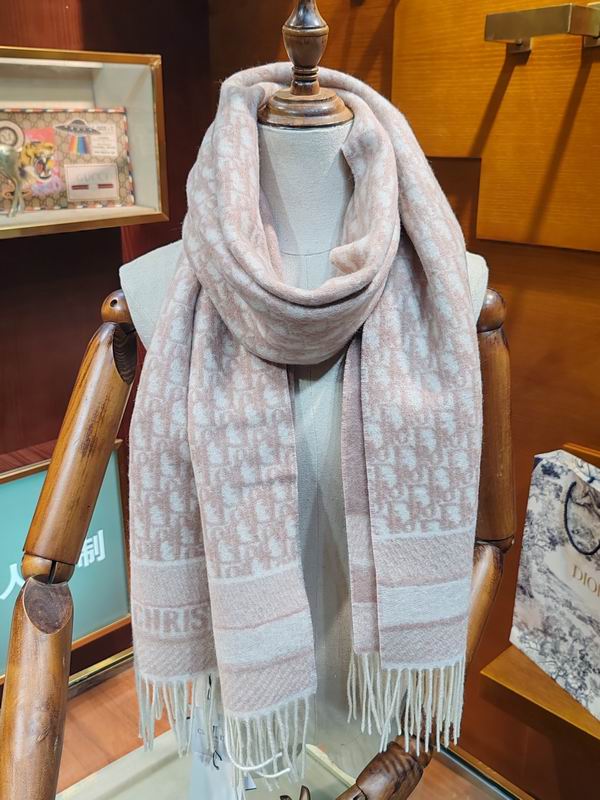 Dior Scarf 45X200cm 100%羊绒 E94 (8)