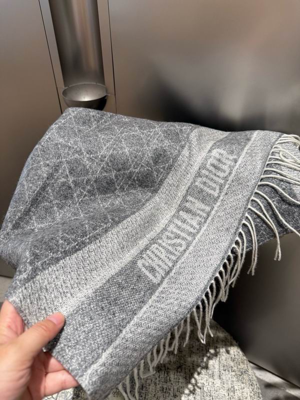 Dior Scarf 50X200cm 100%羊绒 E60 (13)