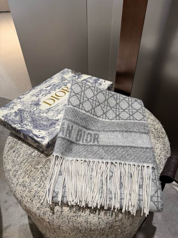 Dior Scarf 50X200cm 100%羊绒 E60 (16)