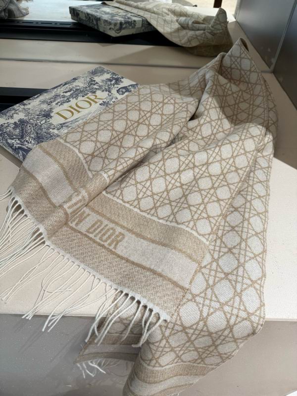Dior Scarf 50X200cm 100%羊绒 E60 (2)