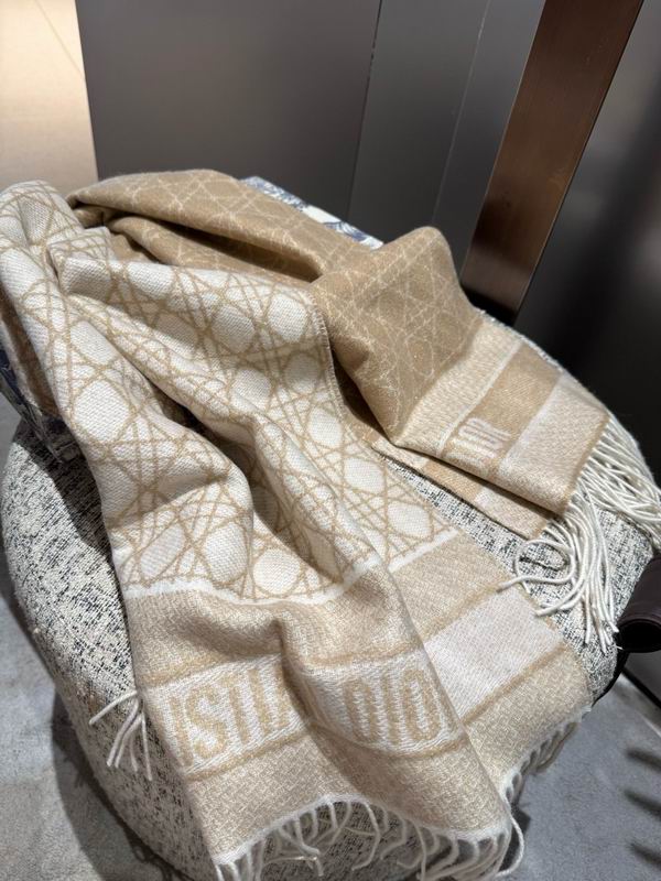 Dior Scarf 50X200cm 100%羊绒 E60 (3)
