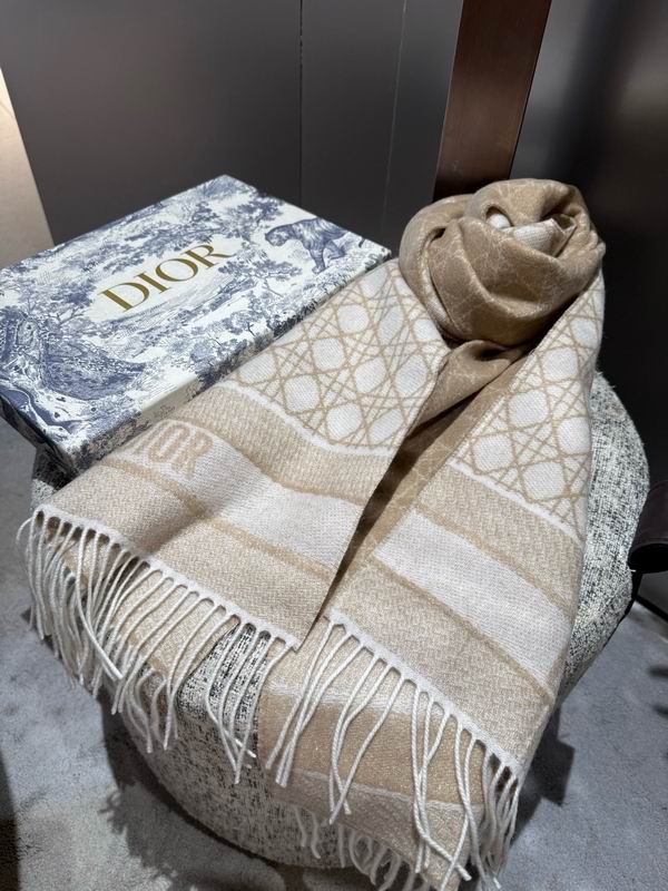 Dior Scarf 50X200cm 100%羊绒 E60 (4)