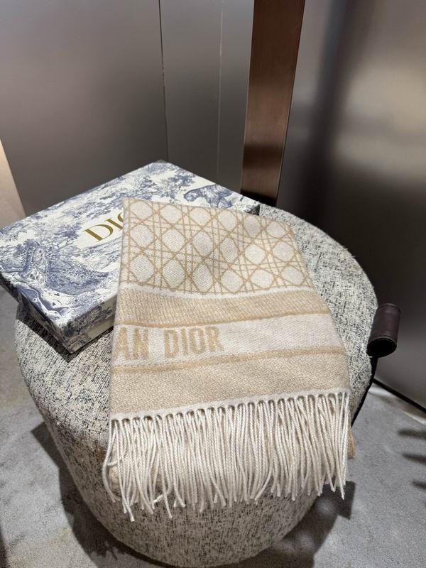 Dior Scarf 50X200cm 100%羊绒 E60 (7)