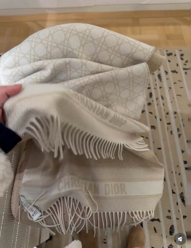 Dior Scarf 50X200cm 100%羊绒 E60 (8)