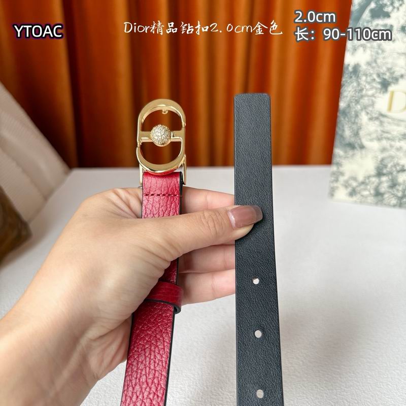 Dior belt 20mmX90-115cm 8L (22)
