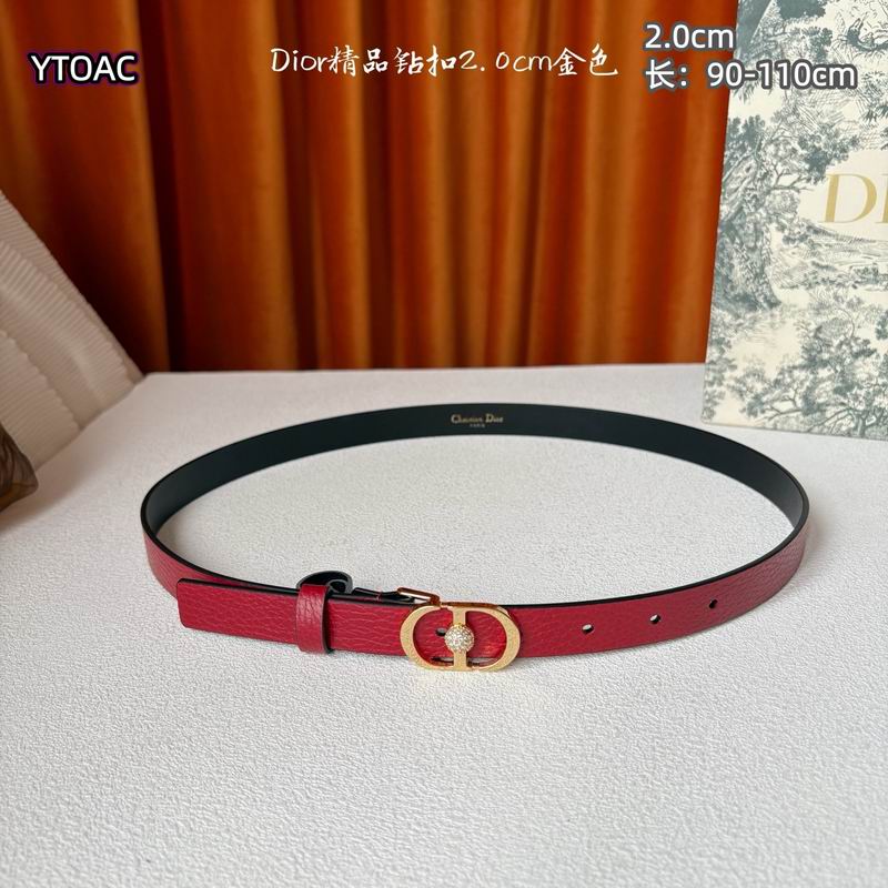 Dior belt 20mmX90-115cm 8L (23)