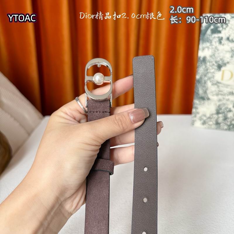 Dior belt 20mmX90-115cm 8L (42)