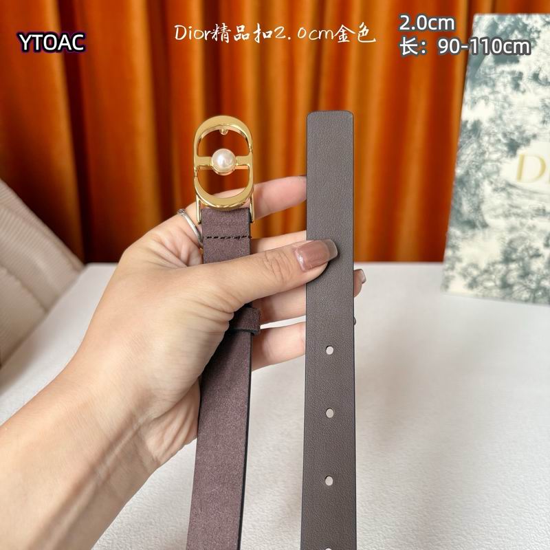 Dior belt 20mmX90-115cm 8L (46)