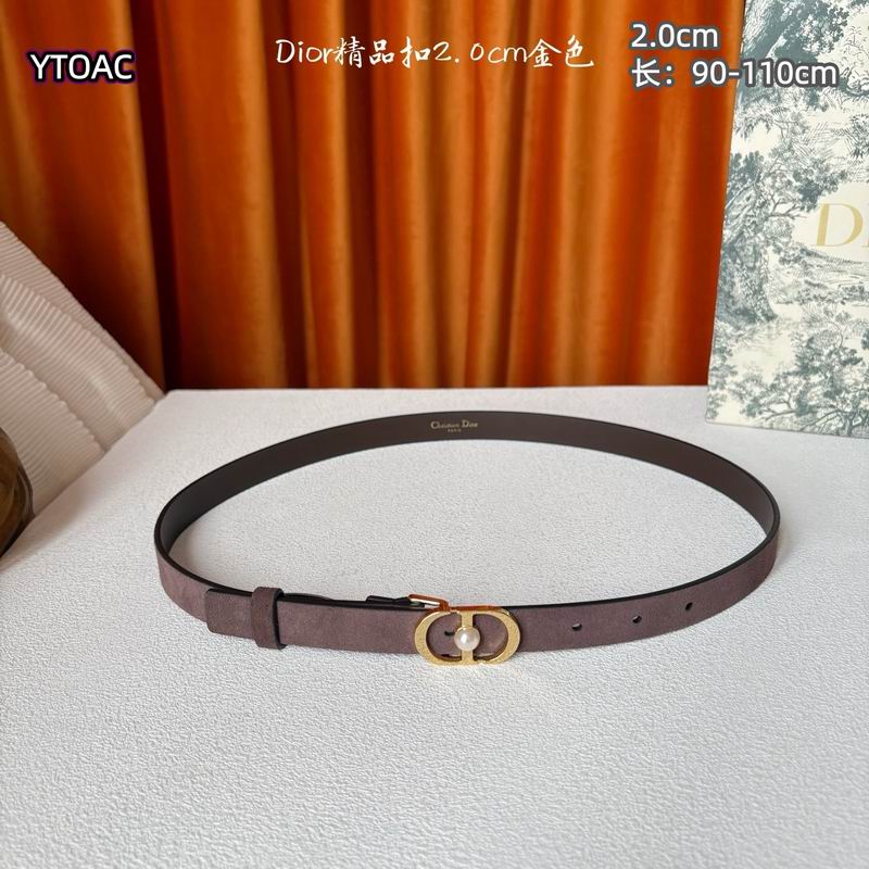 Dior belt 20mmX90-115cm 8L (47)