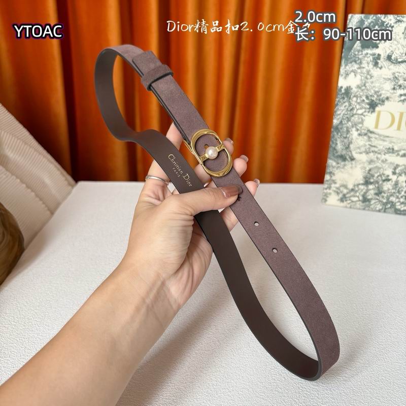 Dior belt 20mmX90-115cm 8L (48)