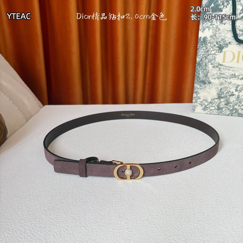 Dior belt 20mmX90-115cm 8L (51)