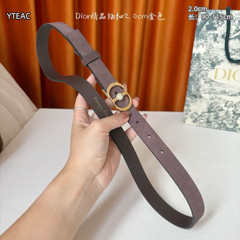 Dior belt 20mmX90-115cm 8L (52)