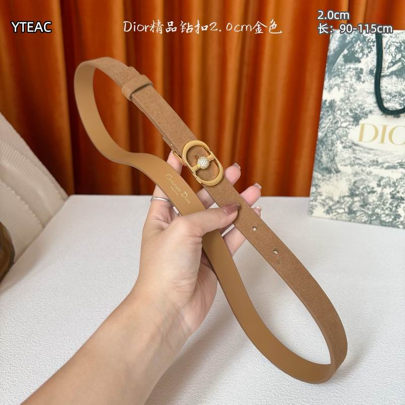 Dior belt 20mmX90-115cm 8L (60)