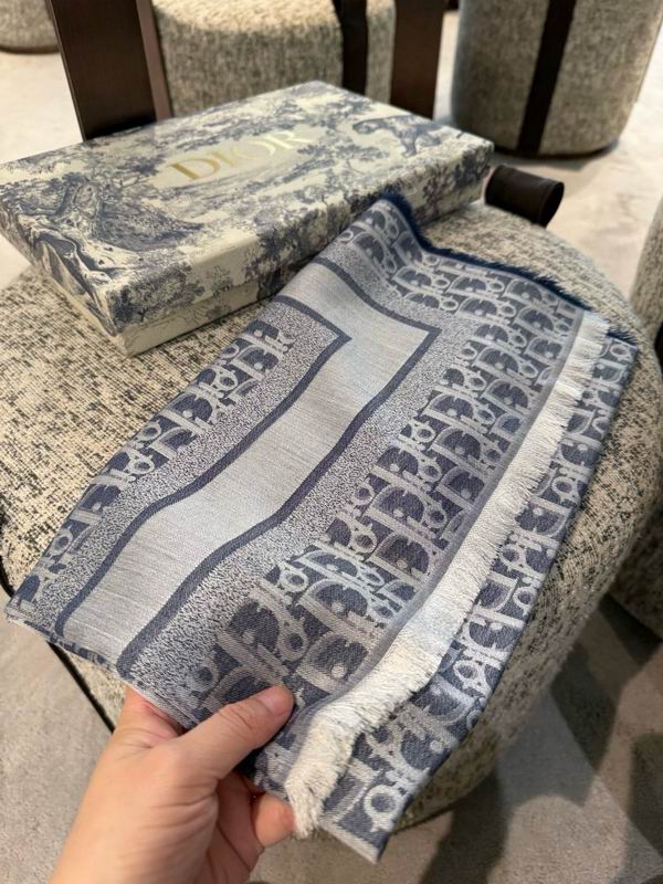 Dior scarf 140X140cm E06 (7)
