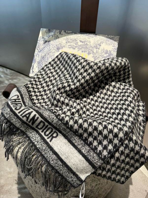 Dior scarf 45X200cm 100%山羊绒 E53 (15)
