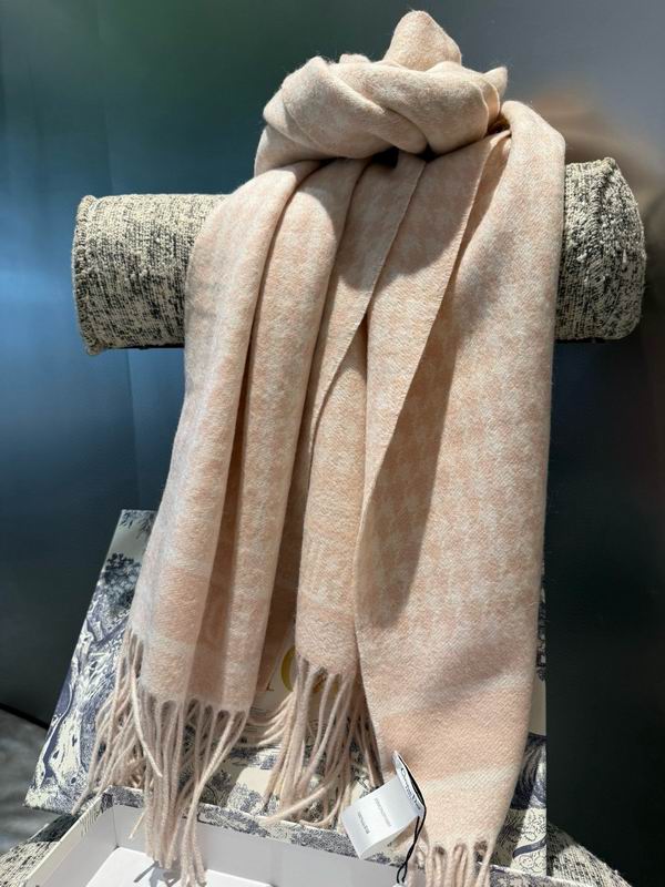 Dior scarf 45X200cm 100%山羊绒 E53 (2)