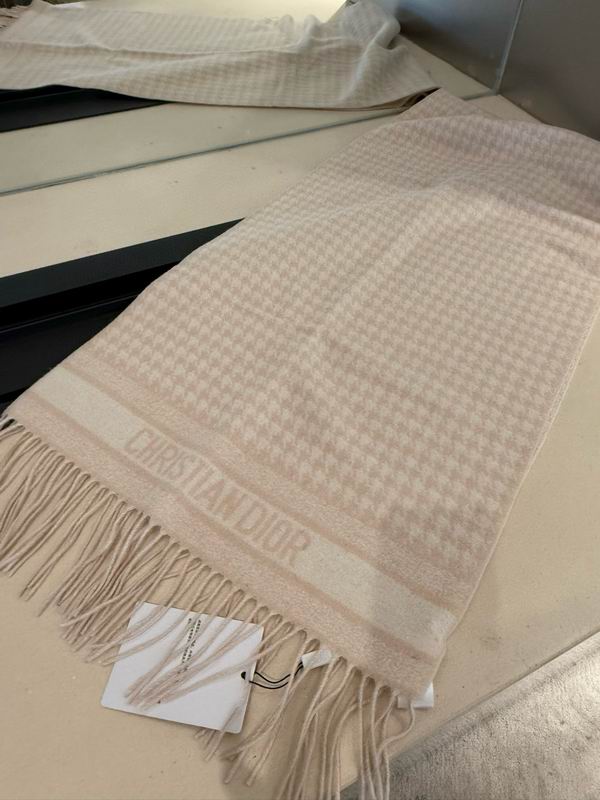 Dior scarf 45X200cm 100%山羊绒 E53 (5)
