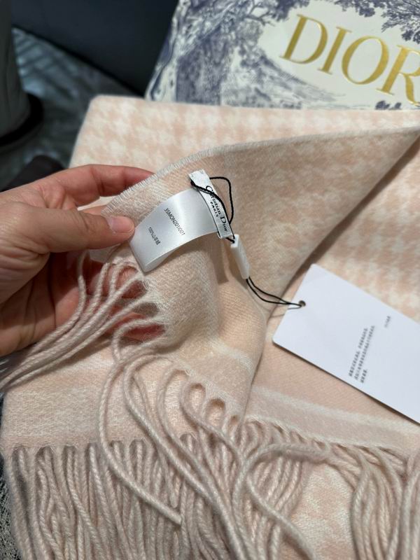 Dior scarf 45X200cm 100%山羊绒 E53 (6)