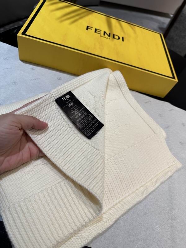 Fendi Scarf 33X180cm 100%羊绒 E106 (6)