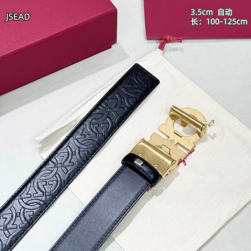 Ferragamo belt 35mm（自动扣）100-125cm 8L (10)