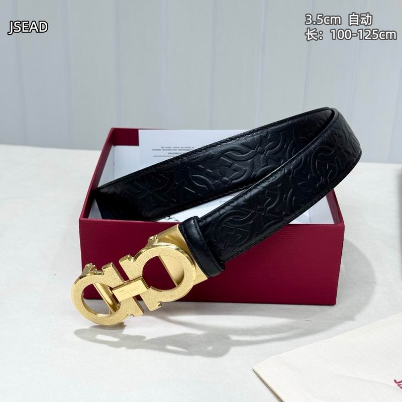 Ferragamo belt 35mm（自动扣）100-125cm 8L (12)