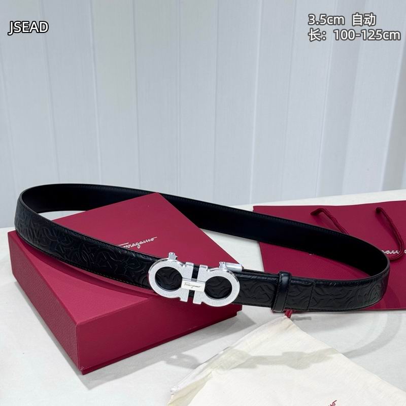 Ferragamo belt 35mm（自动扣）100-125cm 8L (13)