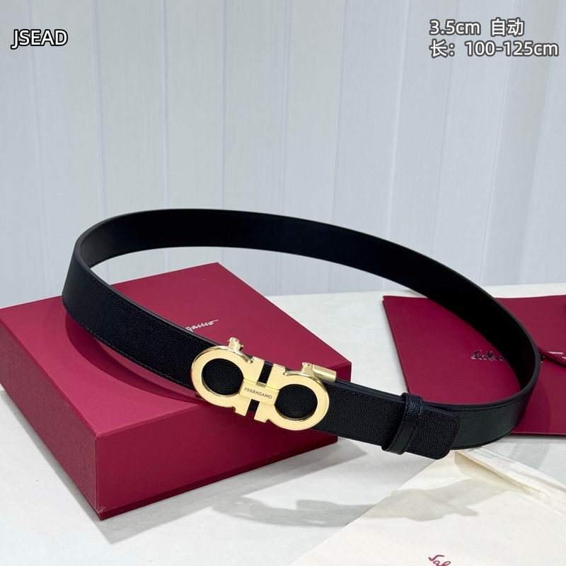 Ferragamo belt 35mm（自动扣）100-125cm 8L (5)