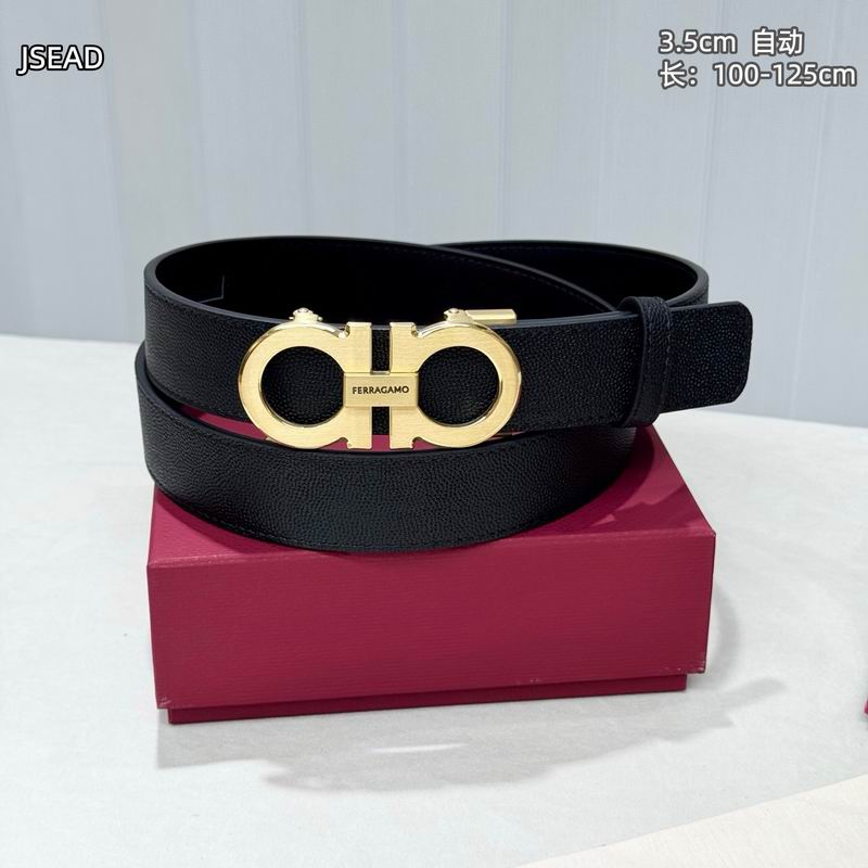 Ferragamo belt 35mm（自动扣）100-125cm 8L (7)