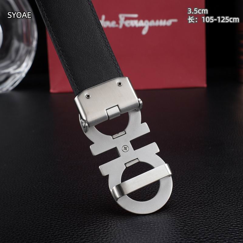 Ferragamo belt 35mm（自动扣）X105-125cm 8L (5)