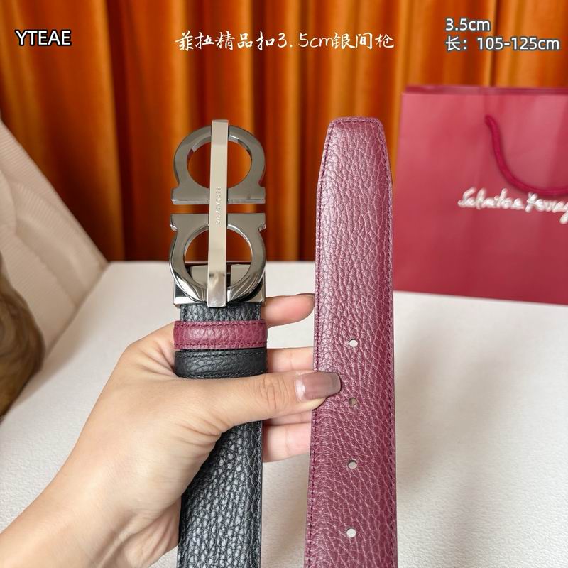 Ferragamo belt 35mmX105-125cm 8L (15)