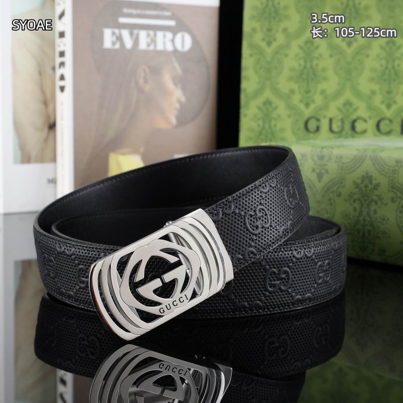 Gucci belt 35mm(自动扣）X105-125cm 8L (12)