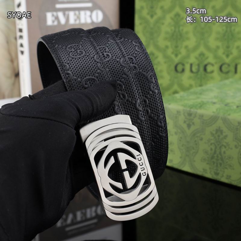 Gucci belt 35mm(自动扣）X105-125cm 8L (13)