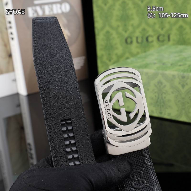 Gucci belt 35mm(自动扣）X105-125cm 8L (14)
