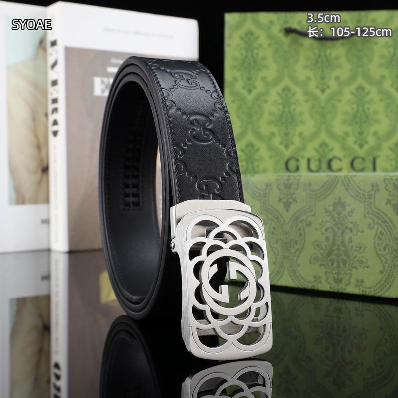 Gucci belt 35mm(自动扣）X105-125cm 8L (20)