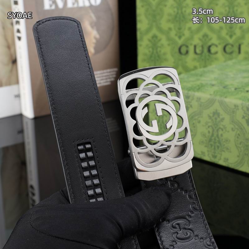 Gucci belt 35mm(自动扣）X105-125cm 8L (23)