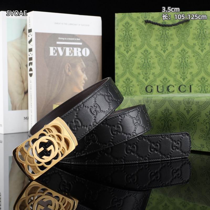 Gucci belt 35mm(自动扣）X105-125cm 8L (24)